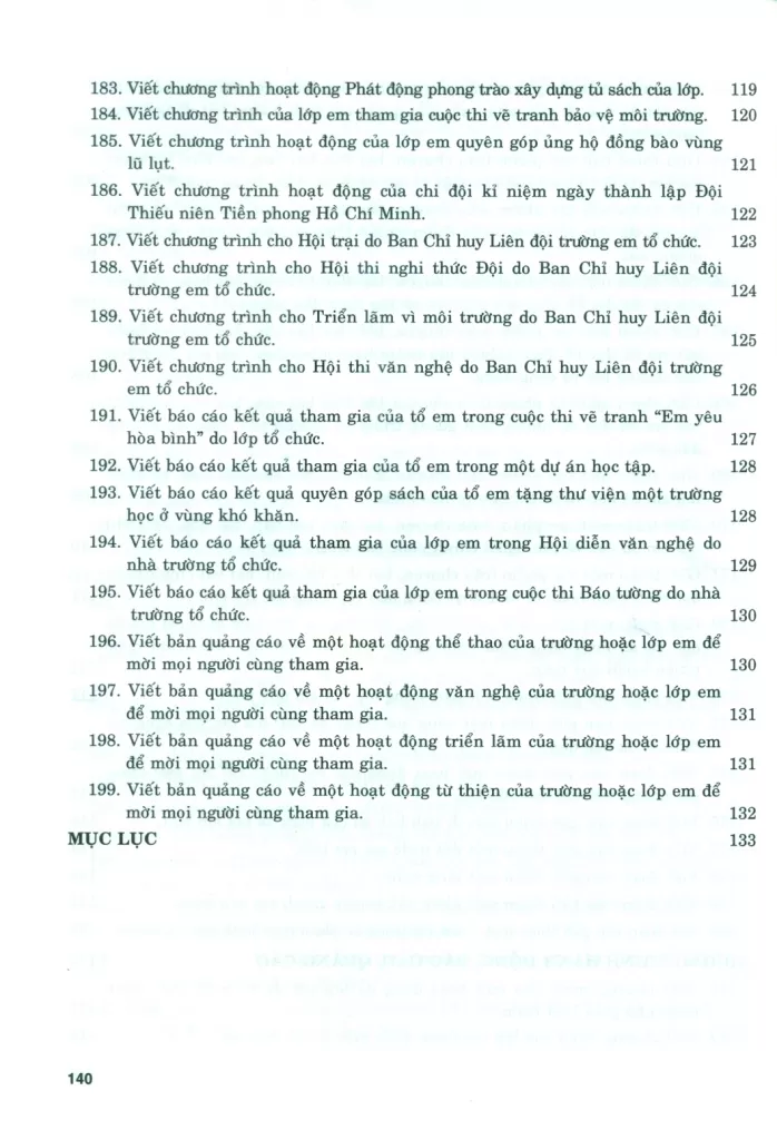 199 BÀI VÀ ĐOẠN VĂN HAY LỚP 5 (Theo chương trình GDPT mới)